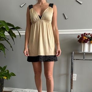 Gold dress